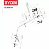 Ryobi ELT1040 Type: 1 CAPACITOR RET700/1000 EBC1040 ELT 93097037 Spare Part